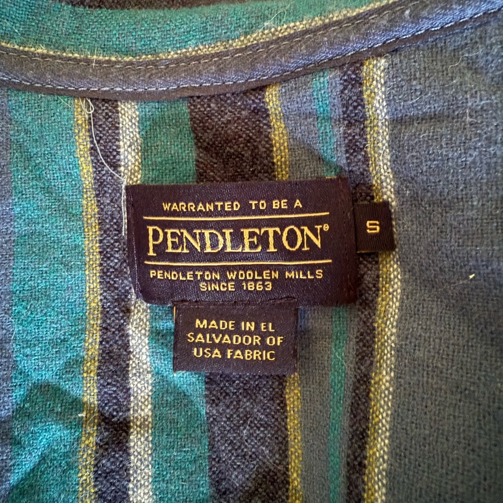 Pendleton Blue Striped Wool Jacket - image 3